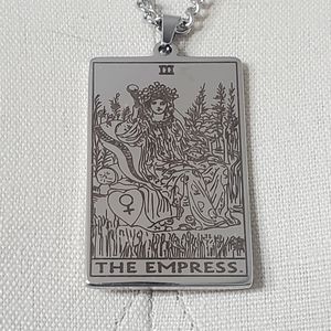 NEW The Empress Tarot Card Necklace